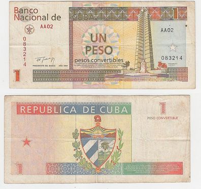 1 Peso Banknoten Cuba Kuba 1994