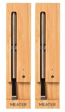 MEATER 2er Set kabelloses Fleischthermometer Bluetooth WLAN fér Grill Ofen