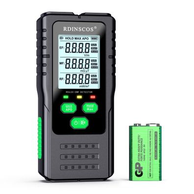 Medidor EMF-Messgerät RD630W Strahlungsdetektor EF MF RF mit LCD Alarm