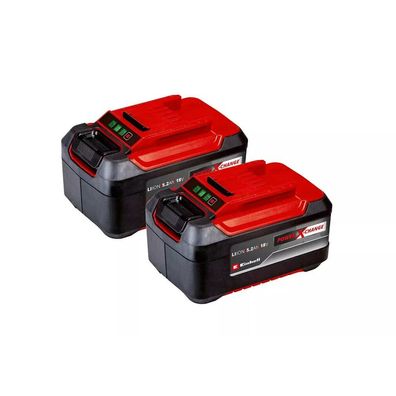 Akku Power-X-Change Plus Twinpack 18V 5,2Ah (rot/schwarz, 2 Stück)