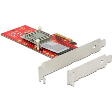 Delock DELOCK PCI Expr Card 4x + NVMe M.2 Key M int + Kühlk. LowPro