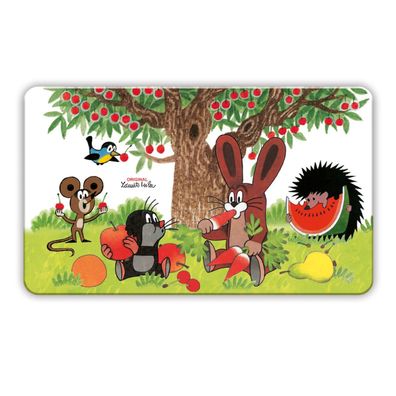 Trötsch Verlag, DER KLEINE Maulwurf Brettchen Obstpicknick