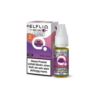 ELFLIQ Mix Berries Nikotinsalz Liquid 10 ml