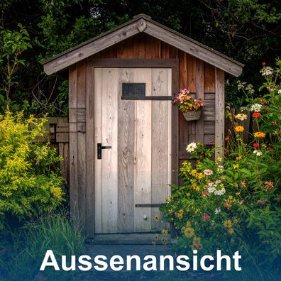 Aufschraubschloss Kurzschild + schwarze Türdrücker - Kastenschloss Schli
