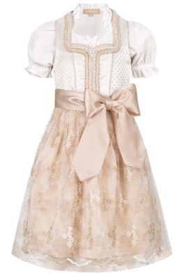 Krüger Kinderdirndl Sofia ecru - Größe: 122