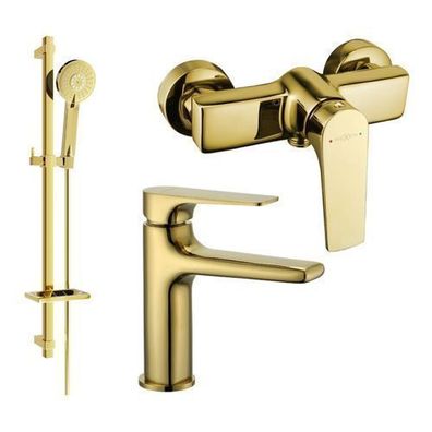 Mexen Lynx DQ40 Brausegarnitur, Gold - 745904DQ40-50
