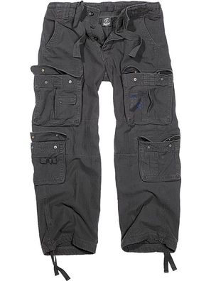 Brandit Hose Pure Vintage Trouser in Black