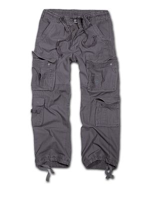 Brandit Hose Pure Vintage Trouser in Anthracite