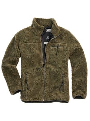Brandit Jacke Teddyfleece Jacket in Olive