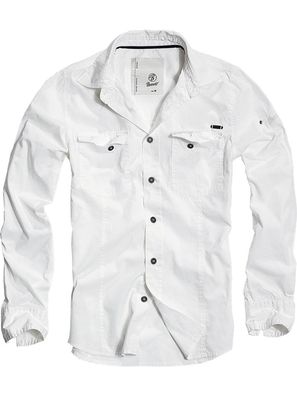 Brandit Hemd Shirt Slim MEN in White