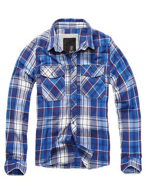 Brandit Hemd Checkshirt in Navy