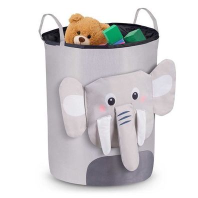 Nukido-Spielzeugkorb - grauer Elefant