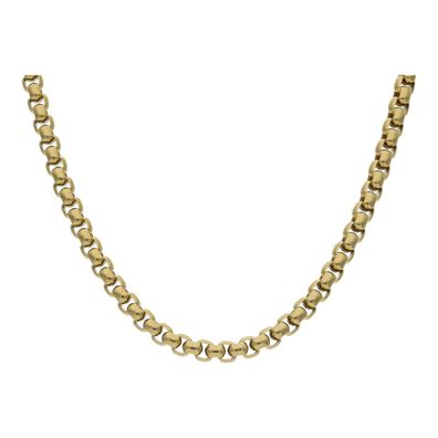 Goldene Kette Venezianer halbrund Edelstahl vergoldet JuwelmaLux JL30-05-5244