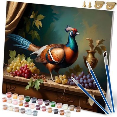 Malen nach Zahlen: 40x50 cm Massido Fasan