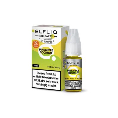 ELFLIQ Pineapple Coconut Nikotinsalz Liquid 10 ml