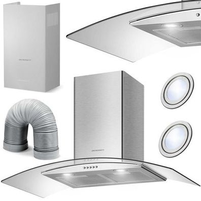 Berdsen BT-223 INOX 90 cm Kamin-Dunstabzugshaube