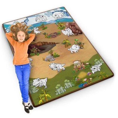 Ricokids RK-344 Schaumstoffmatte zum Malen, gerollt, 120 x 90 x 0,3 cm