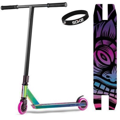 SOKE EVO Street Black Neochrome Stunt-Scooter