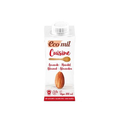 3x EcoMil Ecomil Mandel Cuisine zuckerfrei (Kulinarische Zubereitung auf Mandelba