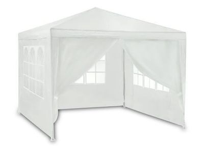 Weißer Gartenpavillon 3x3m 4936