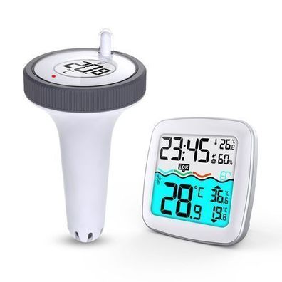 Wetterstation mit Poolsensor BD-913 weiß