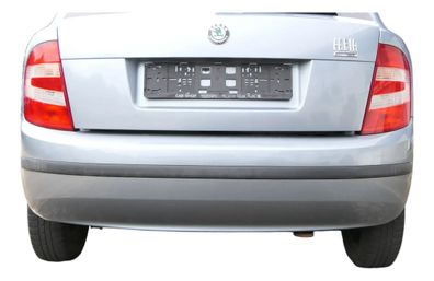 Skoda Fabia 6Y Schrägheck Stoßstange hinten Heckstoßstange grau LF7U