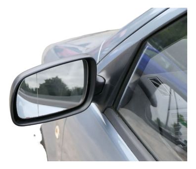 Skoda Fabia 6Y mechanischer Spiegel Außenspiegel links schwarz Glas manuell