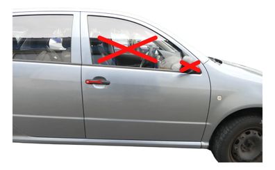 Skoda Fabia 6Y Kombi Limousine Tür vorne rechts Beifahrertür grau LF7U