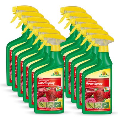 12 x Neudorff Spruzit® AF SchädlingsFrei RosenSpray, 750 ml