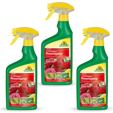 3 x Neudorff Spruzit® AF SchädlingsFrei RosenSpray, 750 ml