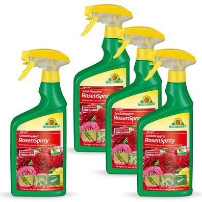 4 x Neudorff Spruzit® AF SchädlingsFrei RosenSpray, 750 ml