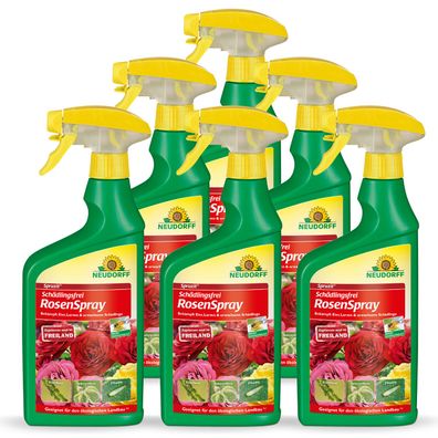 6 x Neudorff Spruzit® AF SchädlingsFrei RosenSpray, 750 ml