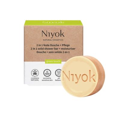 Niyok 2in1 Feste Dusche + Pflege "Green Touch"