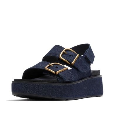 FitFlop Damen Sandalen Gen-FF Max Buckle Denim Back-Strap Sandals A3B