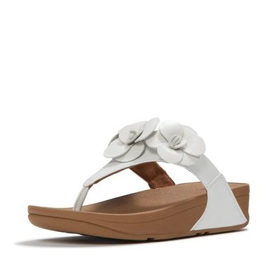 FitFlop Damen Flip Flops Lulu Flower Toe-Post Sandals A4N