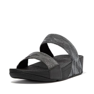 FitFlop Damen Sandalen Lulu Slide-Geo Glitz ET6