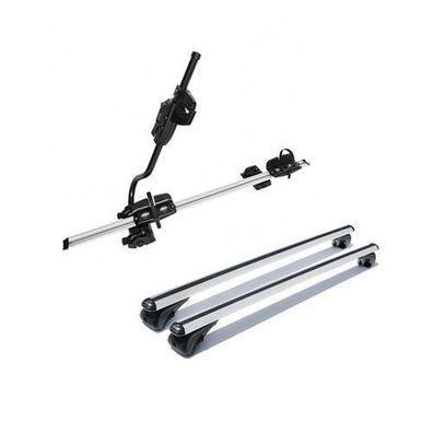 Dachträger + Fahrradträger Satz für Ford Kuga 2008-2025 Aluminium Schwarz 3tlg