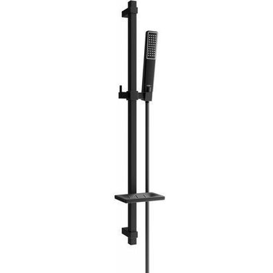 Mexen DQ72 Schiebe-Dusch-Set, Schwarz - 785724581-70