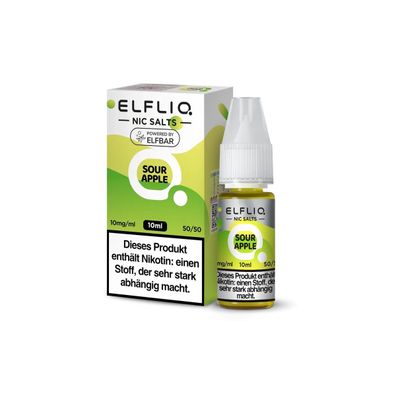 ELFLIQ Sour Apple Nikotinsalz Liquid 10 ml