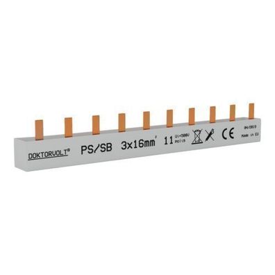 3P Phasenschiene Stift 11-polig 16mm² PS/ SB Schiene 5149