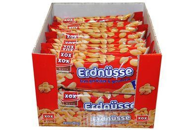 XOX Erdnüsse geröstet & gesalzen 20 × 50 g