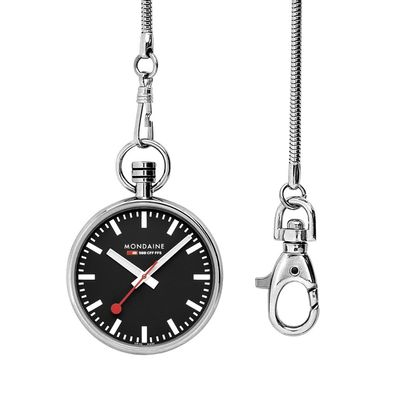 Mondaine schweizer Taschenuhr A660.30316.20SBB pocket watch mit Kette