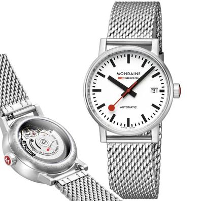 Mondaine Armbanduhr MSE.35610. SM EVO2 Automatik 35mm, Saphirglas