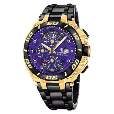 Festina F20781-GA Uhr Chrono Bike 2026 Lila Limited Edition Ersatzband Saphir
