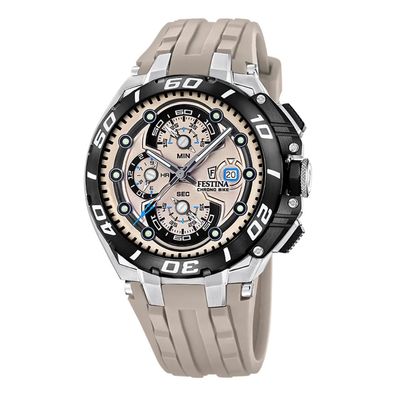 Festina Chronograph F20755-2 Braun Chrono Bike 2026 Kautschukband 20ATM