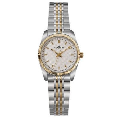 Dugena 4461162 Damen Armbanduhr Paris Datum Bicolor, 26mm