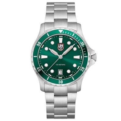 Luminox Herren Armbanduhr XS.0957 Sport Timer, grün, 40mm, Saphirglas 10 ATM