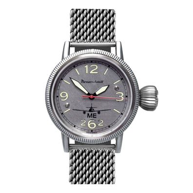 Messerschmitt Herren Armbanduhr ME-3H262-M Automatik Fliegeruhr, Saphirglas