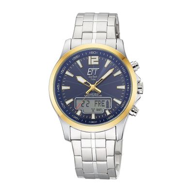 ETT EcoTechTime Funk-Solar World Time Professional EGA-11717-31M Herrenuhr