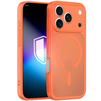 3mk Misty MagCase iPhone 18 Pro Max / 17 Pro Max Orange Hülle mit Magnetring